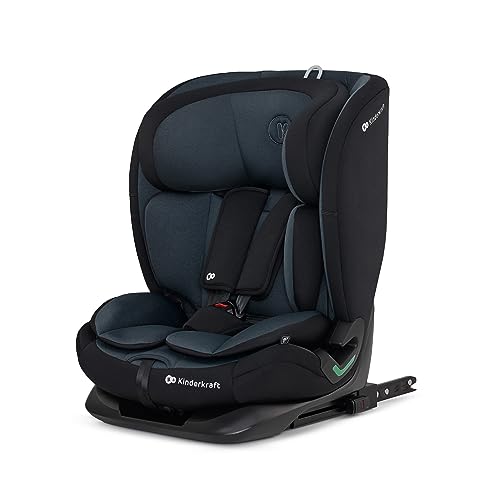 Kinderkraft Oneto3 I-Size 76-150 Cm Seggiolino Auto 9-36 Kg Isofix, Alzatina Auto Bimbi, Poggiatesta Regolazione, Cinture Di Sicurezza, Facile Da Puli