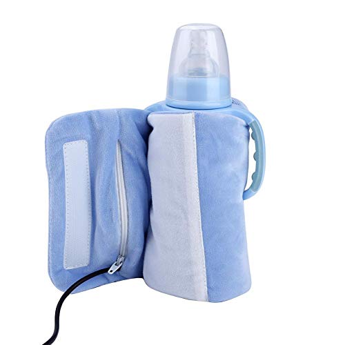 Scaldabiberon Riscaldante Portatile Usb, Scaldabiberon Da Viaggio Usb Riscaldatore Per Biberon Per Neonati, Borsa Termica Per Bevande Viaggio(Blu)