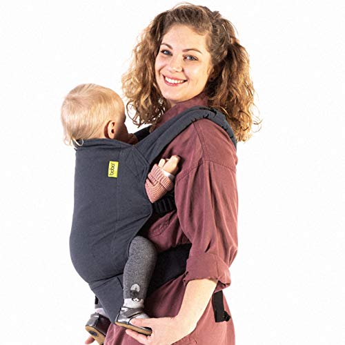 Boba Classic Marsupio Da Neonato A Bambino - Marsupio Neonato In 100% Cotone Org. Certificato Hip Healthy, Marsupio Per Neonati Regolabile, Marsupio E