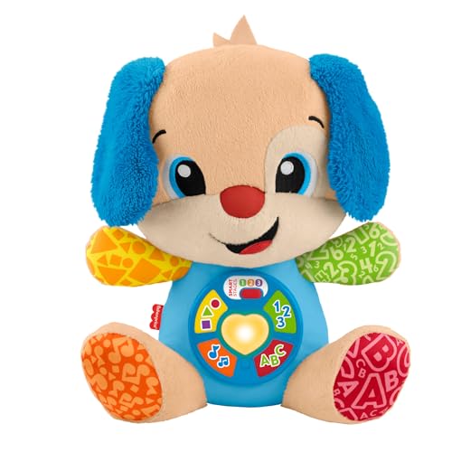 Giocattolo Per L'Apprendimento Per Neonati Fisher-Price Ridi E Impara Peluche Musicale Cagnolino Smart Stages; Per Bambini +6 Mesi, Multilingue: Oland