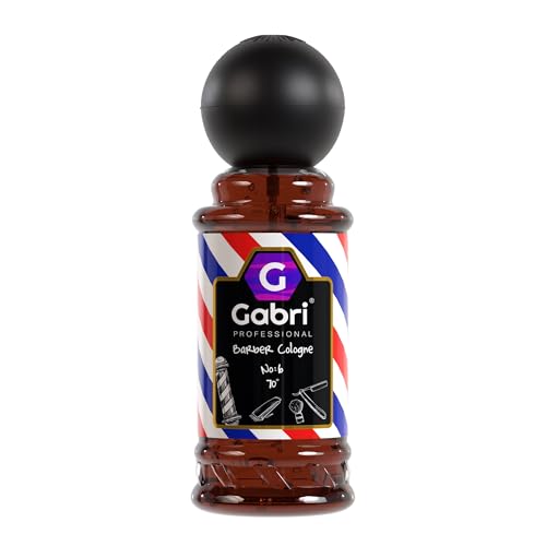 Gabri No6 Barber Cologne 250 Ml – Edc – After Shave Spray Per Uomini – Rasatura Acqua Profumata Fruttata Dolce – Barber Eau De Cologne Con Pratico Dis