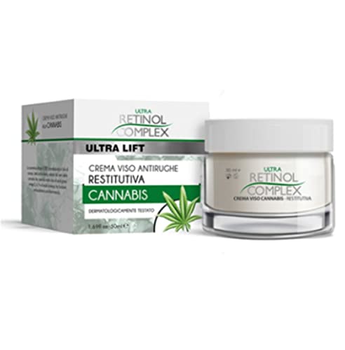 Ultra Lift - Crema Viso Antirughe Restitutiva Alla Cannabis - 50 Ml - Ultra Retinol Complex