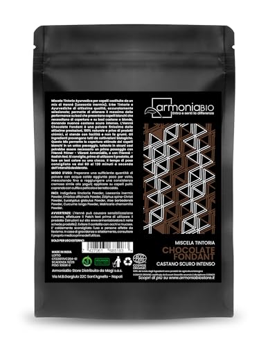 Henné Chocolate Fondant Castano Scuro Intenso Ecocert Cosmos - Armoniabio