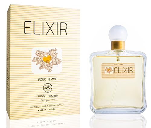 Elixir Eau De Cologne Intense 100 Ml. Compatibile Ispirato Da Aromatics Elixir, Pheromone Parfum Woman, Profumo Equivalente Donna