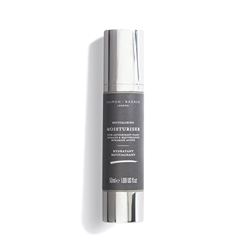Daimon Barber Crema Idratante Age Defence, Crema Viso Per Uomo, Idrata Profondamente E Aiuta A Ridurre Le Rughe Sottili Con Estratti Di Piante E Vitam