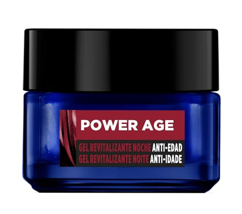 L'Oréal Men Expert Power Age Gel Rivitalizzante Di Notte Anti-Età Per Gli Uomini