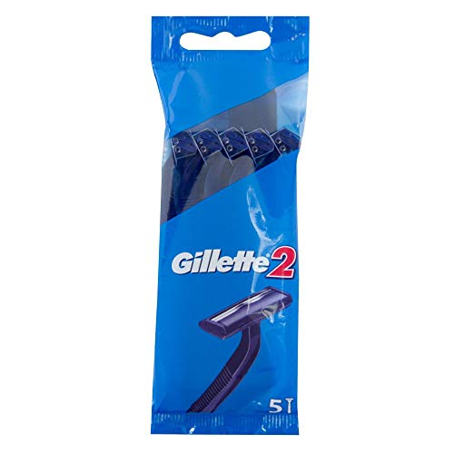 Gillette 2 Pack Of 5 Razors