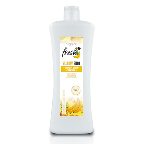 Salerm Biokera Fresh Yellow Shot Shampoo - 1000 Ml