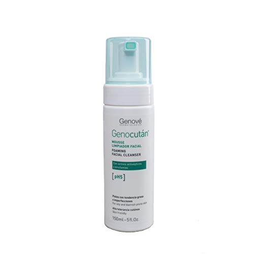 Genocutan | Mousse Detergente Viso | Pelle Con Tendenza Grassa E Imperfezioni | Rimuove Le Impurità Rispettando La Pelle | Pulisce E Protegge La Pelle