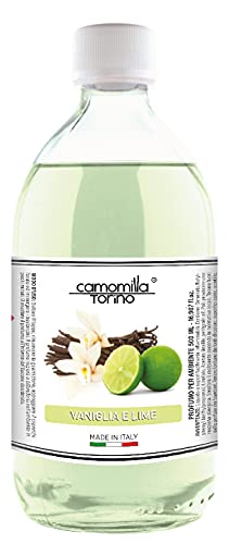 Ricarica Diffusore Per Ambienti 1000 Ml Camomilla Torino.Italy (Vaniglia E Lime)