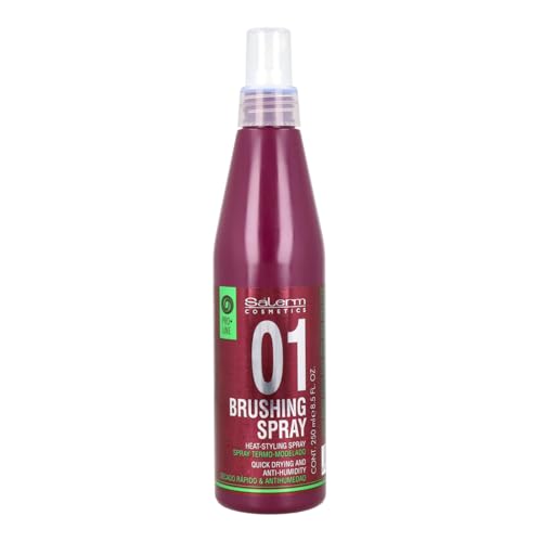 Salerm - Brushing Spray - Pro Line - 250 Ml - Spray Termomodellante - Protezione Termica Capelli - Facilita L'Asciugatura Rapida - Spray Antiumidità -