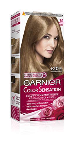 Garnier Color Sensation, Colorazione Permanente, 200 Gr, No. 7.0 Biondo