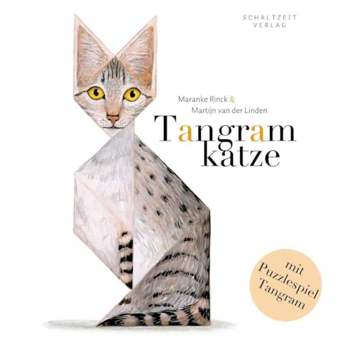 Tangramkatze: Bilder- Und Spielebuch Ab 5 Jahren Für Jungen Und Mädchen: Fördert Mint, Logik Und Fantasie - Inkl. Tangram-Puzzle-Teile