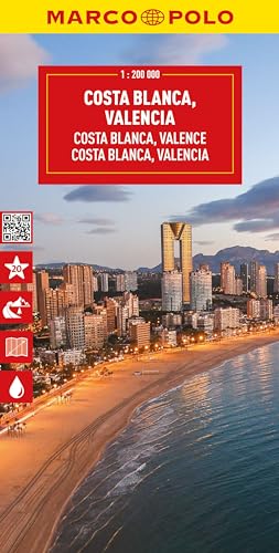 Costa Blanca Marco Polo Map: Including Valencia: Valencia, Alicante, Murcia