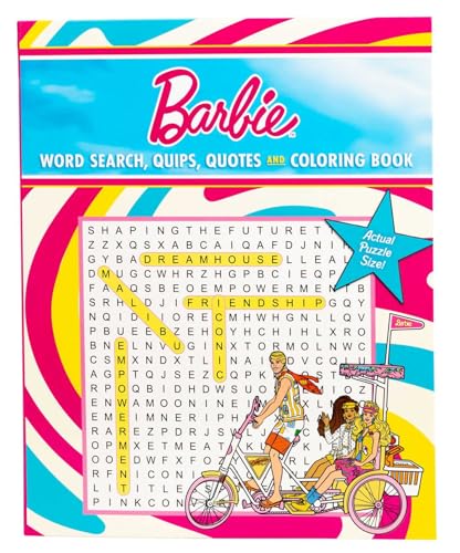 Barbie Word Search, Quips, Quotes, And Coloring Book