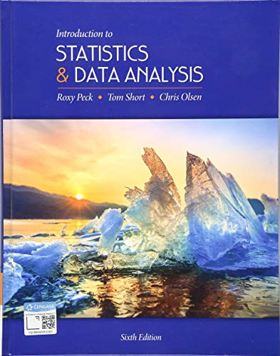 Introduction To Statistics And Data Analysis
