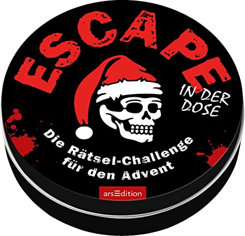 Escape-Adventskalender In Der Dose: Die Rätsel-Challenge Für Den Advent | 24 Spannende Rätsel Für Jeden Tag Bis Weihnachten, Adventskalender Für Erwac