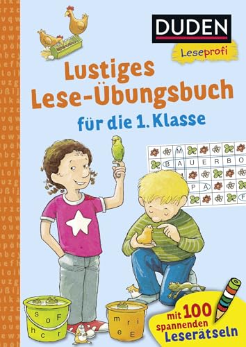 Duden Leseprofi – Lustiges Lese-Übungsbuch Für Die 1. Klasse: Mit 100 Spannenden Leserätseln | Zuhause Lernen, Leseübungen Und Rätsel Für Kinder Ab 6