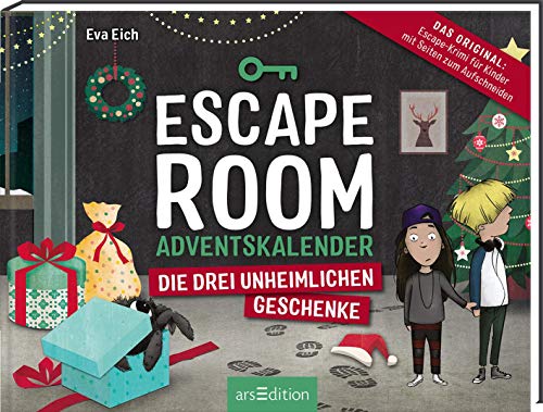 Escape Room Adventskalender. Die Drei Unheimlichen Geschenke: Gamebuch Für Kids Mit Seiten Zum Aufschneiden | Escape-Room-Adventskalender Von Eva Eich