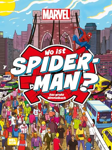 Marvel: Wo Ist Spider-Man? Das Große Wimmelbuch: Fröhlicher Suchspaß Mit Spider-Man Und Seinen Freunden | Fröhlicher Suchspaß Im Wimmelbuch Mit Spider