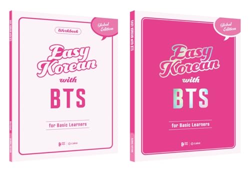 Easy Korean With Bts - For Basic Learners | 2-Book Set: Studentbook & Workbook