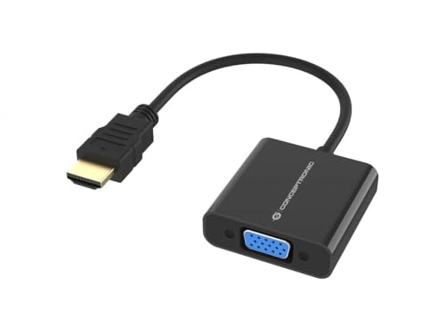Conceptronic Abby20B - Adattatore Hdmi A Vga 1080 P 60Hz 0,25M