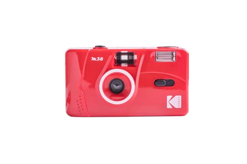 Kodak Da00237 - Fotocamera Riutilizzabile Kodak M38-35 Mm, Obiettivo, Flash Integrato, Batteria Aa, Colore: Rosso