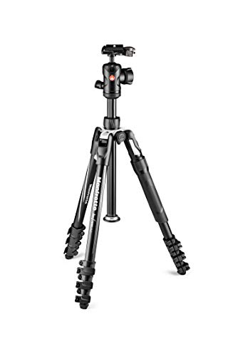 Manfrotto Befree Advanced 2N1 Treppiede Da Viaggio, Monopiede Incluso, Chiusura A Leva, Testa A Sfera, Per Canon, Nikon, Sony, Dslr, Csc, Mirrorless,