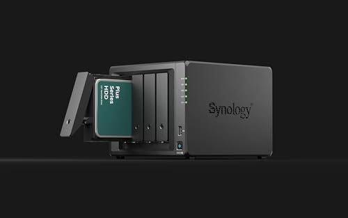 Synology Ds923+ - Nas A 4 Bay (Amd Ryzen™ 4 Thread R1600 Dual-Core 4Gb Ram 2X Rj-45 1Gbe Porta Lan), 32Tb Bundle Con 4X Hat3310-8T