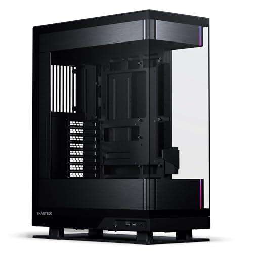 Phanteks Evolv X2, Telaio Di Gioco A Metà Torre, Sistema Di Raffreddamento Verticale, Telaio In Vetro Temperato Trasparente, Pannello Interno In Allum