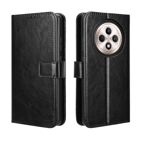 Heioloo Cover Per Oppo Reno 12 F 5G/Oppo Reno 12 Fs Custodia In Pelle Portafoglio [Slot Per Scheda] [Funzione Di Supporto] [Magnetico Protettiva Cover