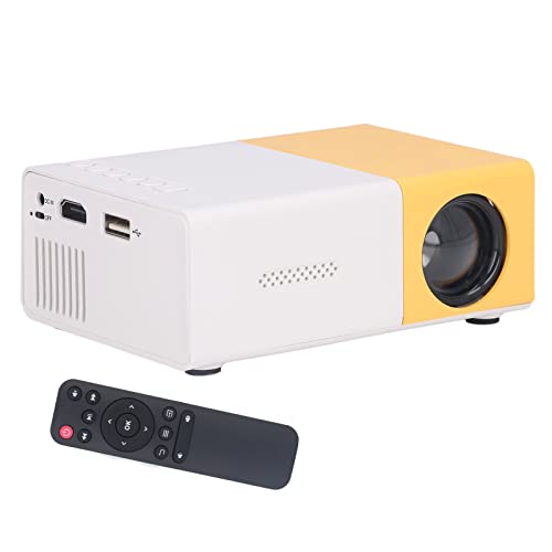 Luqeeg Mini Proiettore Portatile, Proiettore Cinematografico Digitale, Schermo Grande Da 24 A 60 Pollici, Risoluzione 1920X1080, Videoproiettore Intel