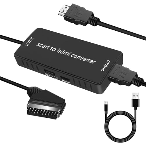 Adattatore Scart Hdmi Per Tv Scart To Hdmi Convertitore Scart Hdmi,Cavo Scart Hdmi Presa Scart Hdmi Per Tv Da Scart A Hdmi Adattatore Hdmi 1080P Per S