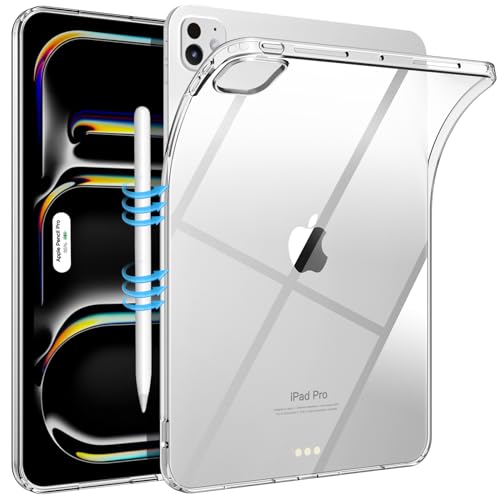 Timovo Custodia Per Ipad Pro 11 Pollici (M4) 2024 Chiaro, Custodia Protettiva Per Ipad Pro 11 Pollici, Cover Per Tablet Sottile & Leggera, Case Per Ta