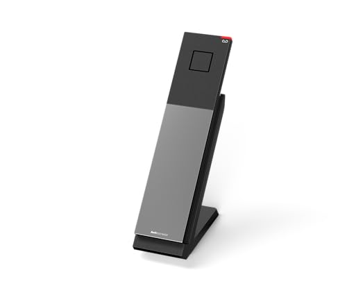Snom Hd3 Telefono Cordless Casa Per Settore Ospitalità - Ricevitore Dect Con Base Di Ricarica, Alloggiamento Antibatterico, Led Di Notifica E Funzion