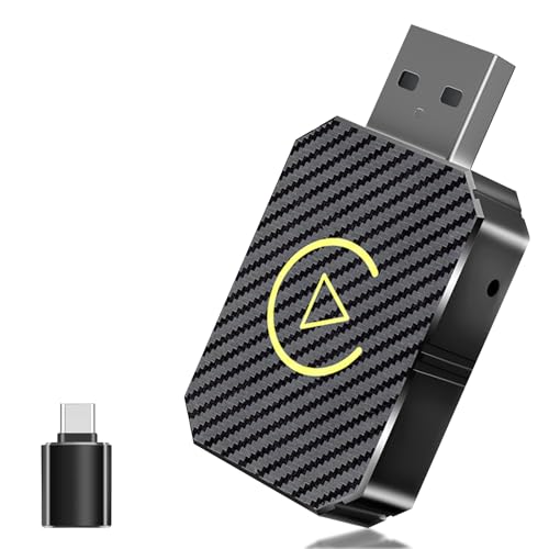 Adattatore Per Carplay Android Auto, Adattatore Android Auto Wireless ,Mini Carplay Wireless Stick Plug & Play Stabile E Veloce, Compatibile Con Auto