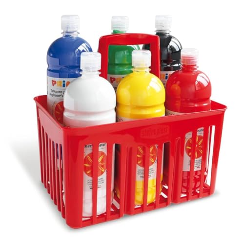 Cmp - Morocolor Cesta Con 6 Tempera Pronta 1 Litro Assortite Cmp