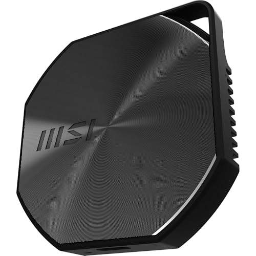 Msi Datamag 20Gbps 1Tb - Unità Di Archiviazione Portatile Magnetica Usb Tipo-C Per Pc/Mac/Iphone/Android/Console, Con Velocità Di Lettura 1600Mb/S E S