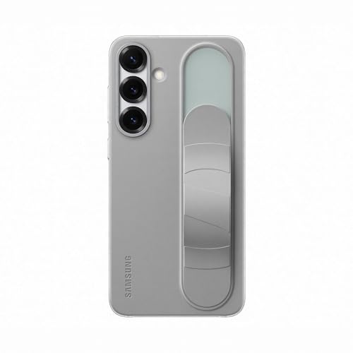 Samsung Standing Grip Case Cover Con Cinturino E Funzione Cavalletto Per Galaxy S25+, Gray