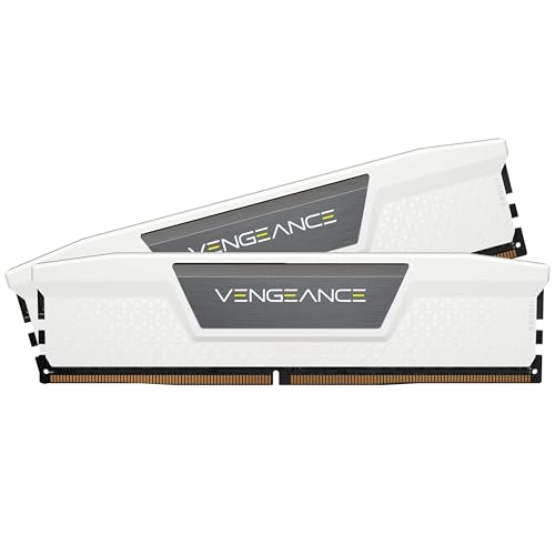 Corsair Vengeance Ddr5 Ram 64Gb (2X32Gb) 6000Mhz Cl30-36-36-76 1.4V Amd Expo & Intel Xmp Memoria Per Computer Desktop - Bianco (Cmk64Gx5M2B6000Z30W)