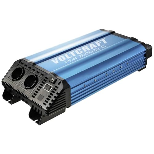 Voltcraft Inverter Psw 2000-12-G 2000 W 12 V/Dc - 230 V/Ac Onda Sinusoidale Pura