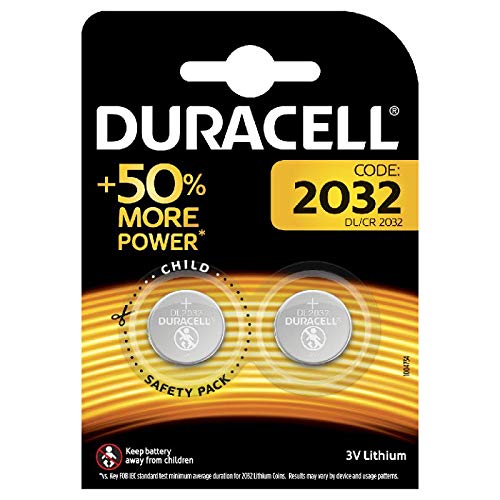 Batteria Duracell Cr2032 Confezione 2Pz Dl2032 Dl2032 2X 3V Lithium Dl2032 Ecr2032 Bottone +50% More Power