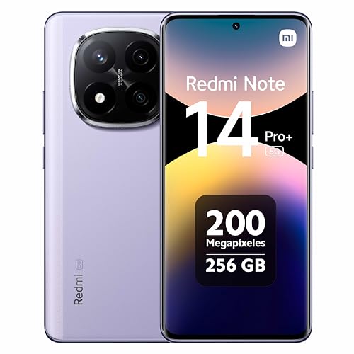 Xiaomi Redmi Note 14 Pro+ 5G Smartphone, 8Gb Ram 256Gb, Schermo Amoled 6.67 Pollici 1.5K, Sensore Di Impronte Digitali, Fotocamera 200Mp, Nfc, Ricaric
