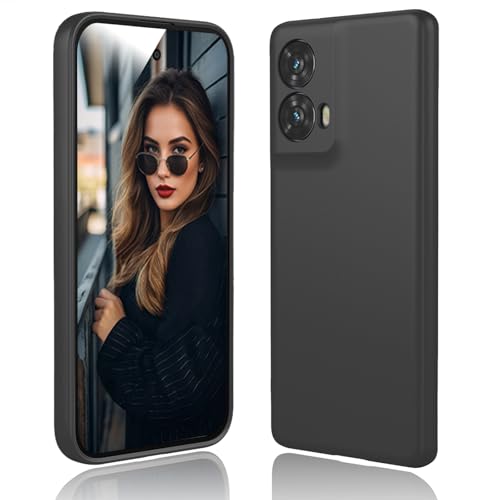 Dessen Cover Per Motorola Moto G85 5G - Liquido Silicone Custodia Antiurto Protezione Case Sottile E Morbida Tpu Bumper Con Fodera Microfibra Antigraf