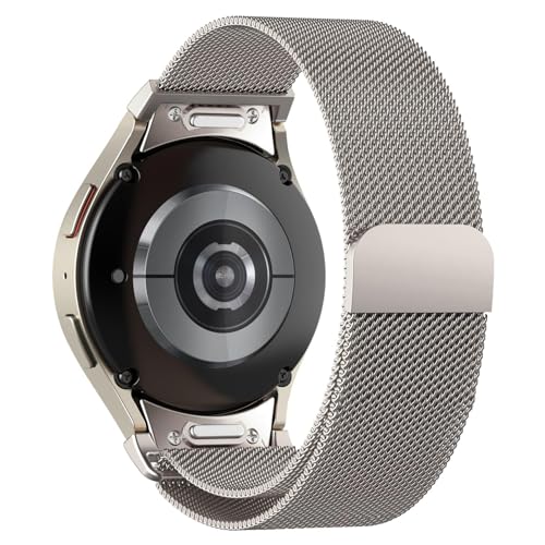 Cinturino Per Samsung Galaxy Watch 4/5/6/7 40 Mm 44 Mm/Watch 6 Classic 47 Mm 43 Mm/Watch 4 Classic 46 Mm 42 Mm/5 Pro 45 Mm/Fe 40 Mm, Cinturini In Meta