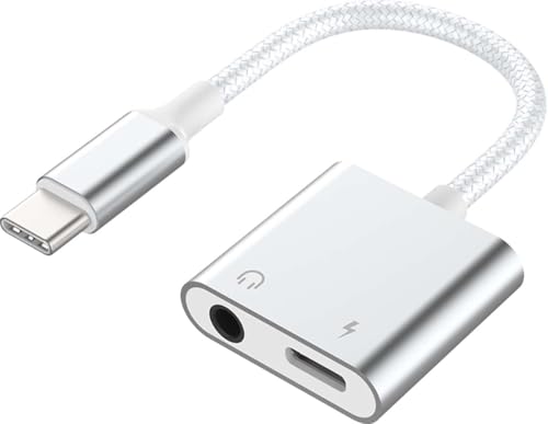 Adattatore Duo Rinforzato Da Usb C A Jack 3,5 Mm + Usb C Pd 100 W Bianco Force Power Lite