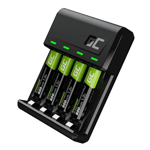 Set Cargador Green Cell Gc Vitalcharger Y 4 Pilas Aaa / Hr03 800Mah