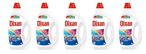 Dixan Detersivo Lavatrice Liquido Color, 5 Confezioni Da 42 Lavaggi, 210 Lavaggi Totali