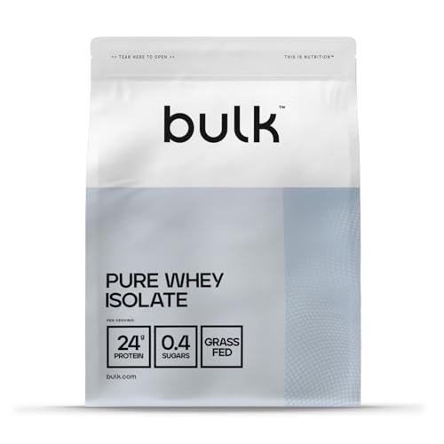 Bulk Whey Protein Isolate, Frullato Proteico In Polvere, Cioccolato, 2.5Kg, 83 Porzioni