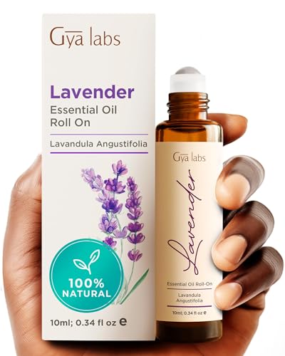 Gya Labs Roll-On Con Olio Essenziale Di Lavanda (10 Ml) - Profumo Rilassante E Floreale